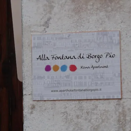 Apartment Alla Fontana Di Borgo Pio Rome